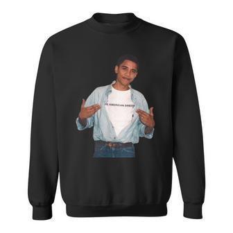 Barack Obama Retro Collegeintage Young Obama Sweatshirt - Geschenkecke