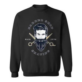 Barber Shop Hairdresser Idea Sweatshirt - Seseable