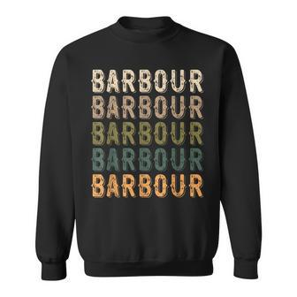 Barbour Personalized Reunion Matching Family Name Sweatshirt | Seseable UK
