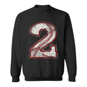 Baseball Jersey Number 2 Vintage Sweatshirt - Monsterry