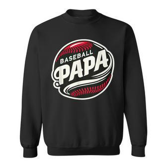 Baseball Papa Baseball Spieler Lustig Baseball Papa Familie Sweatshirt - Geschenkecke