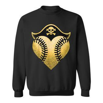 Baseball Pirate Baseball Player Sweatshirt - Monsterry DE