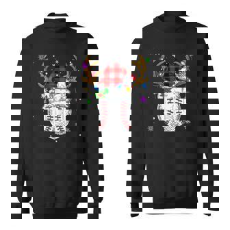Baseball Santa Hat Sport Boys Baseball Christmas Sweatshirt - Thegiftio UK