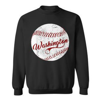 Baseball Washington Dc Team Love Baseball National Pastime Sweatshirt - Monsterry