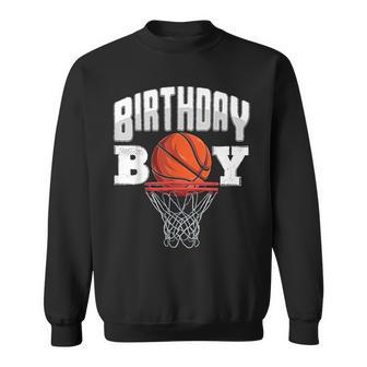 Basketball Birthday Boy Player Basketball Player Birthday Sweatshirt - Thegiftio UK