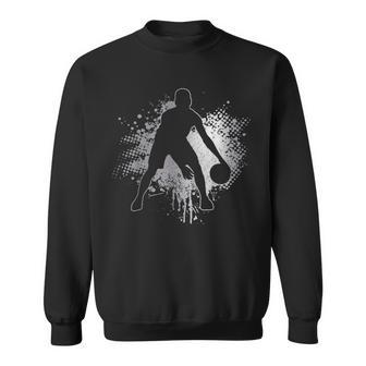 Basketball Vintage Bball Player Coach Sports Baller Sweatshirt - Monsterry DE
