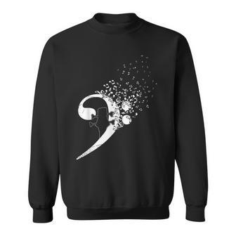 Bass Guitar Player Bassist Bass Clef Musician Bass Guitar Sweatshirt - Monsterry CA