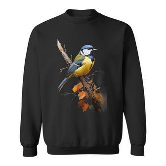 Baum Natur Kohlmeise Geschenk Sweatshirt - Seseable