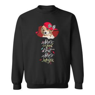 Beagle She Is Mad But She Is Magic Sweatshirt | Mazezy