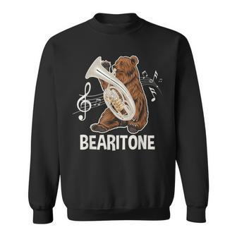 Bearitone Baritone Player Euphonium Lover Marching Band Sweatshirt - Thegiftio
