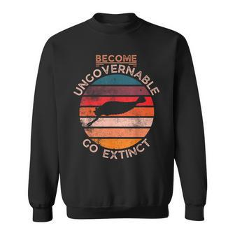 Become Ungovernable Go Extinct Opabinia Prehistoric Fish Sweatshirt - Monsterry AU