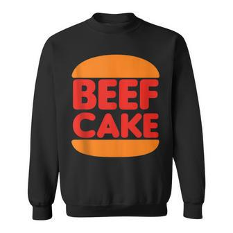 Beefcake Burger For Muscle And Gym Sweatshirt - Monsterry CA