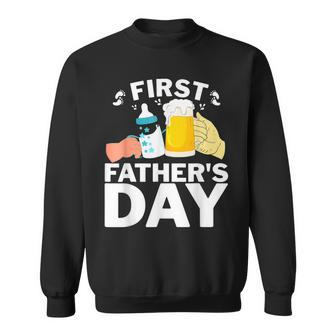Beer Bottle Dad Daddy Father Day Sweatshirt - Thegiftio UK