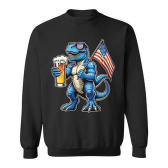 Beer Tap Usa Flag 4Th July Drinking And Fathers Day Us Flag Sweatshirt - Monsterry