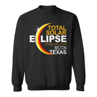 Belton Texas Total Solar Eclipse April 8 2024 Sweatshirt | Mazezy