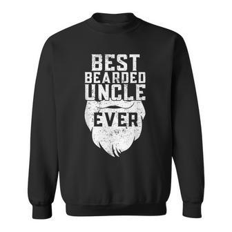 Best Bearded Uncle Ever Father's Day Facial Hair Sweatshirt - Monsterry CA
