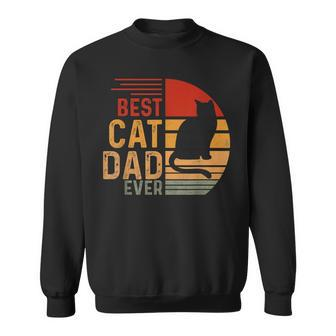 Best Cat Dad Ever Father's Day Cat Daddy For Men Sweatshirt - Thegiftio UK