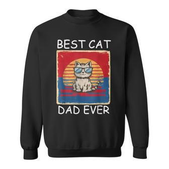 Best Cat Dad Ever Father's Day Daddy Family Matching Sweatshirt - Thegiftio UK