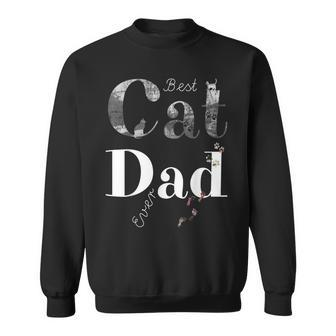 Best Cat Dad Ever Cat Lover Father's Day Sweatshirt - Monsterry AU
