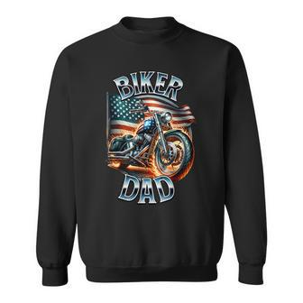 Best Dad Motorcycle Freedom Father's Day Great Idea Sweatshirt - Monsterry UK