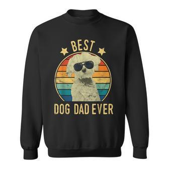 Best Dog Dad Ever Maltese Father's Day Sweatshirt - Monsterry AU