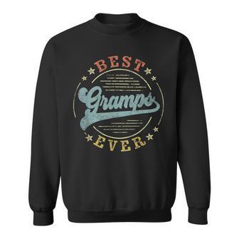 Best Gramps Ever Father's Day Gramps Vintage Emblem Sweatshirt - Monsterry AU