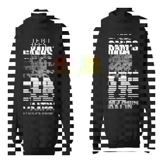 The Best Grandpas Run Marathons Runners Sweatshirt | Mazezy