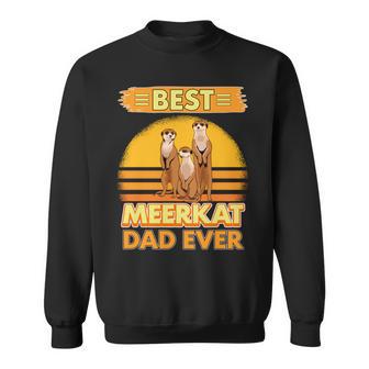 Best Meerkat Dad Ever Papaatertag Erdmännchen Sweatshirt - Geschenkecke