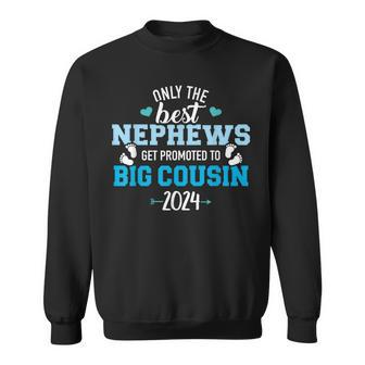 Only The Best Nephews Get Promoted To Big Cousin 2024 Sweatshirt - Monsterry CA