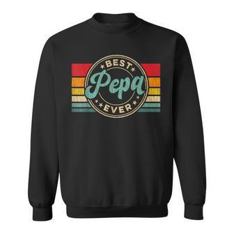 Best Pepa Ever Vintage Retro Father's Day Sweatshirt - Monsterry CA