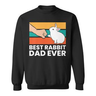 Best Rabbit Dad Ever Dad Rabbit Sweatshirt | Mazezy UK
