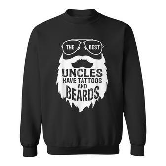 Best Uncles Beards Tattoos Husband Mens Sweatshirt - Monsterry UK