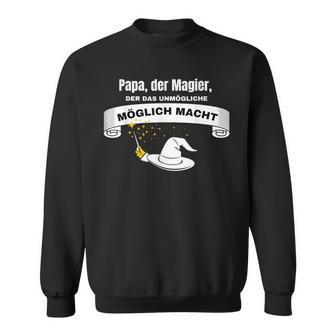 Beste Papaater Spruchatertag Papa Zauberer T Sweatshirt - Geschenkecke