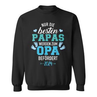 Beste Papas Werden Zum Opa Befördert Best Papas Sweatshirt - Geschenkecke