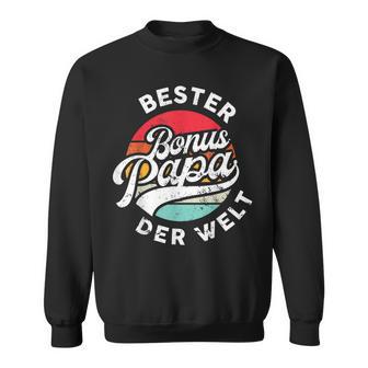 Bester Bonus Papa Der Weltintage Stepfather Father's Day Sweatshirt - Geschenkecke