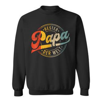 Bester Papa Der Welt Zumatertag Geburtstag Weihnachten Sweatshirt - Geschenkecke