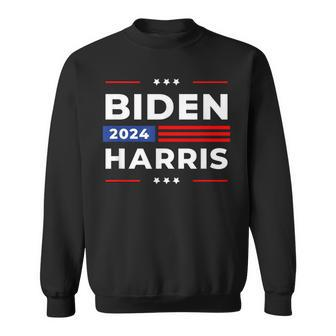 Biden Harris 2024 President American Flag Joe Biden Kamala Sweatshirt - Monsterry