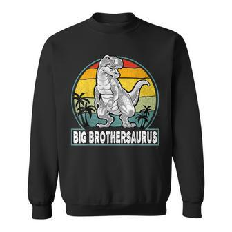 Big Brothersaurus Vintage T Rex Dinosaur Big Brother Saurus Sweatshirt - Thegiftio UK