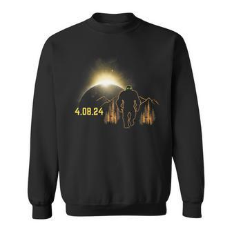 Bigfoot 2024 Total Solar Eclipse Sweatshirt - Seseable