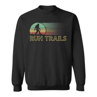 Bigfoot Runner Vintage Trail Ultra Marathon Sweatshirt - Monsterry
