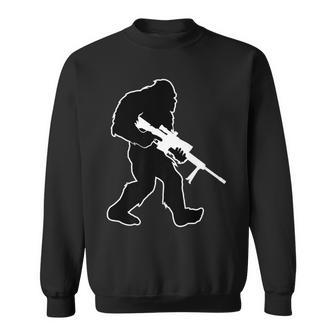 Bigfoot Sniper Rifle For Military Swat Snipers Sweatshirt - Monsterry UK