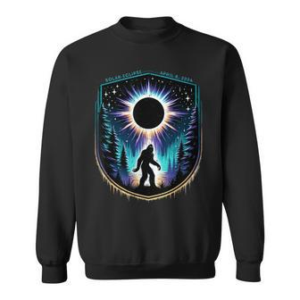 Bigfoot Totality April 8 2024 Total Solar Eclipse Sweatshirt | Mazezy