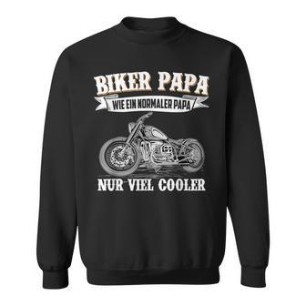 Biker Papa Sweatshirt: Für Coole Motorradfahrer Väter, Einzigartiges Design - Seseable