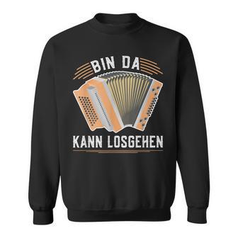 Bin Da Kann Losgehen Steirian Harmonica Squeeze Sweatshirt - Geschenkecke