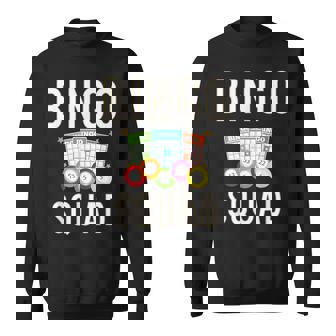 Bingo Squad Bingo Card Player Sweatshirt - Monsterry