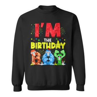 Im The Birthday Boy Gorilla Game Family Matching Sweatshirt - Monsterry