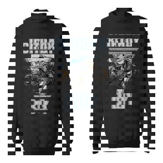 The Birthday Boy Monster Truck Are My Jam Lovers Bday Party Sweatshirt | Mazezy
