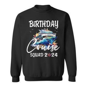 Birthday Cruise Squad 2024 Group Matching Bday Cruise Party Sweatshirt - Thegiftio UK