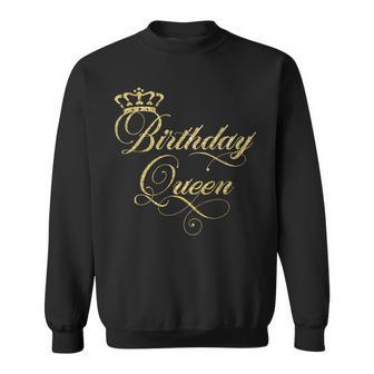 Birthday Queen Elegant Crown Sweatshirt - Monsterry CA