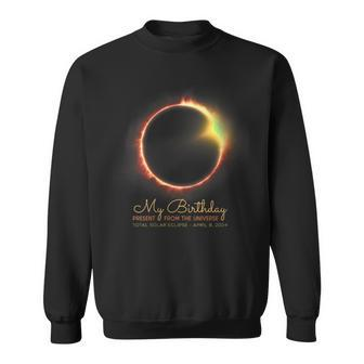 Birthday Solar Eclipse 2024 April 8 Total Eclipse Sweatshirt | Mazezy